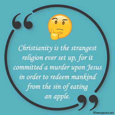 Funny christian sayings