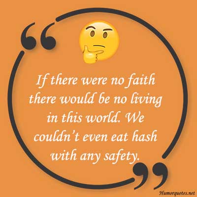 Humor quotes about faith