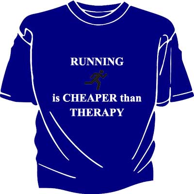 Running funny quotes of t-shirts