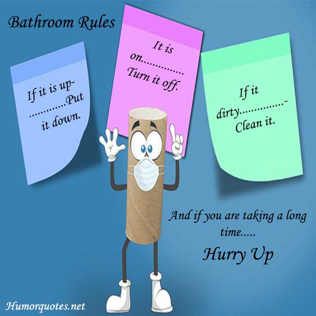 funny bathroom rules