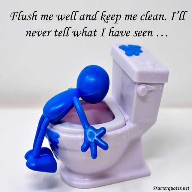 funny toilet flush quotes